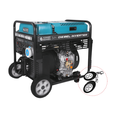 Diesel inverter generator "Könner & Söhnen" KS 9500iDЕ ATSR