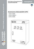 Automaatne Ülekandelüliti KS ATS 4/100HD, 4/100HD-O, 4/160HD