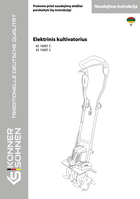 Elektrinis kultivatorius K&S 1000/1500T E