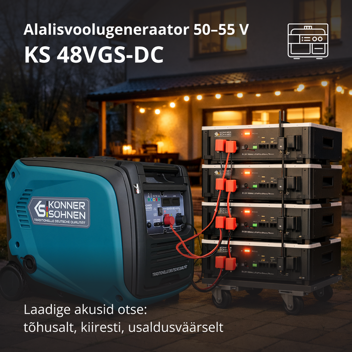 KS 48VGS-DC Alalisvoolugeneraator, versioon 50–55V