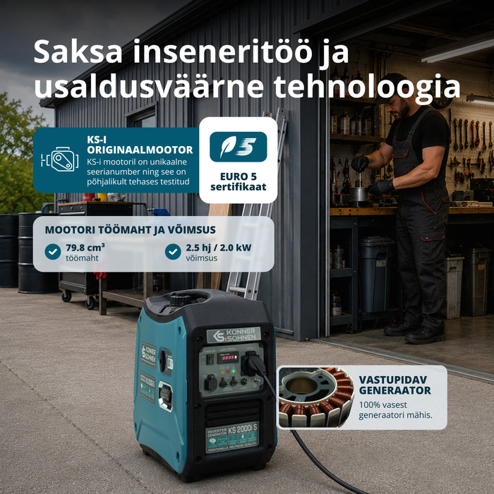Invertergeneraator KS 2000i S