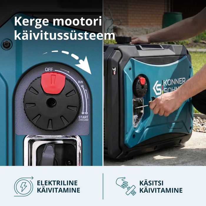 LPG/bensiin invertergeneraator KS 4000iEG S