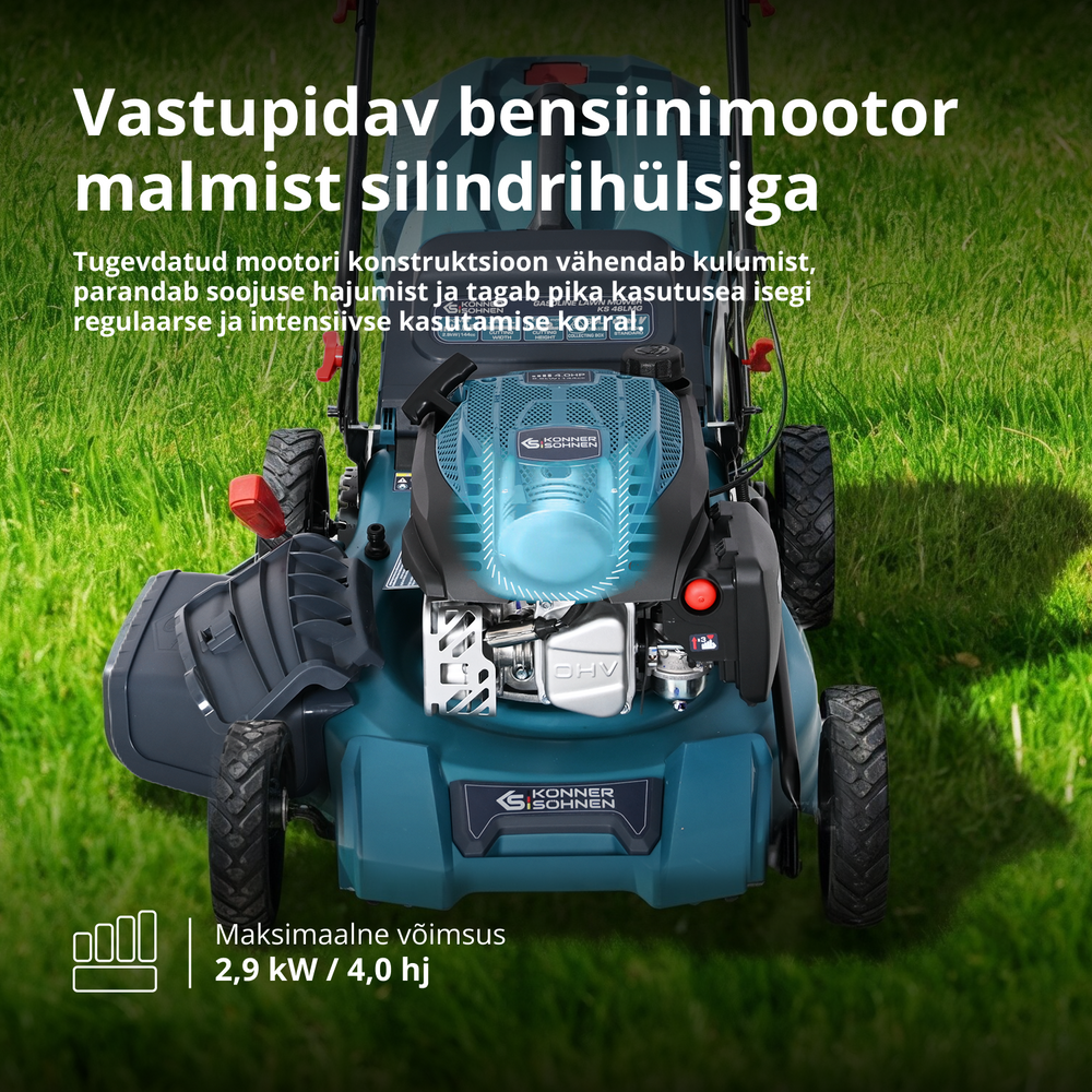 Bensiinimootoriga muruniiduk KS 46LMG