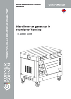 Diesel inverter generator in soundproof housing KS 6500iDE S ATSR