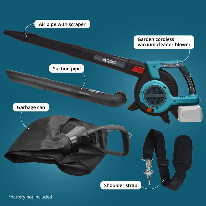 Garden cordless vacuum-blower KS LBV-40V