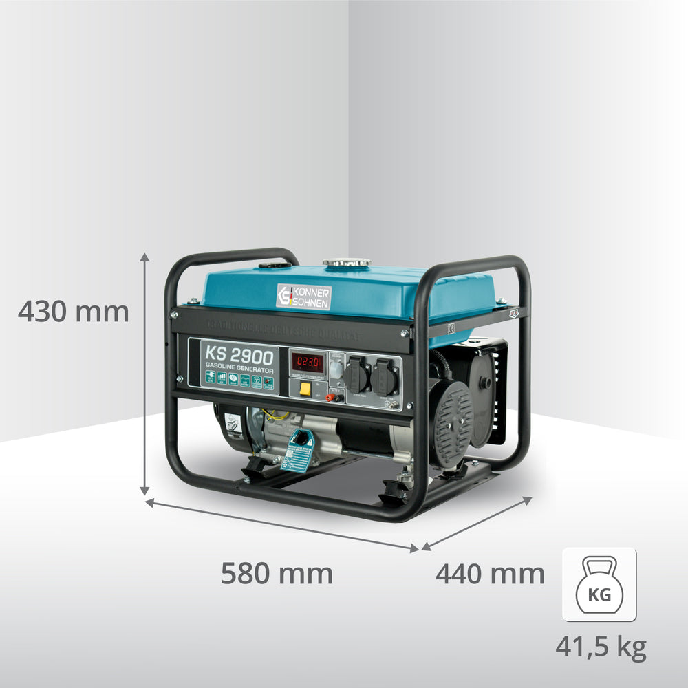 Benzininis generatorius "Könner & Söhnen" KS 2900