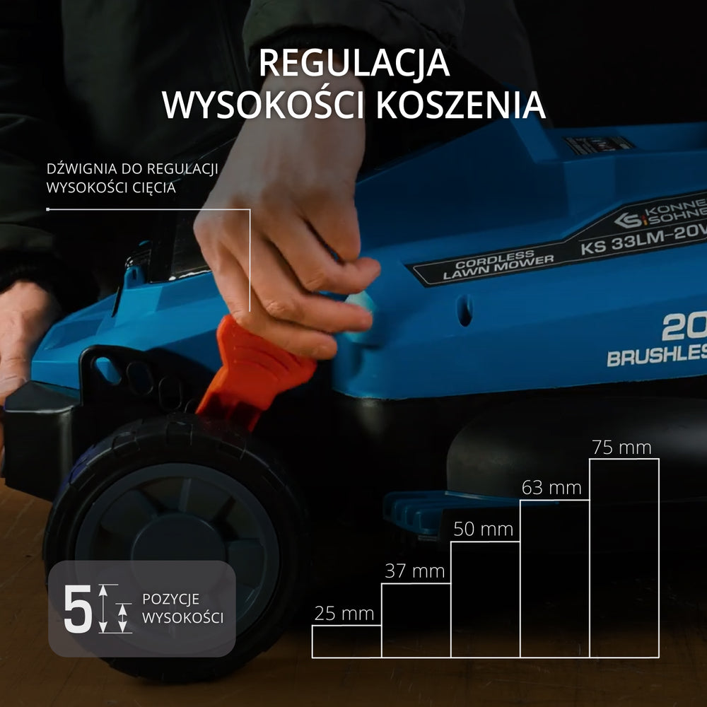 Bezvadu zāles pļāvējs KS 33LM-20V