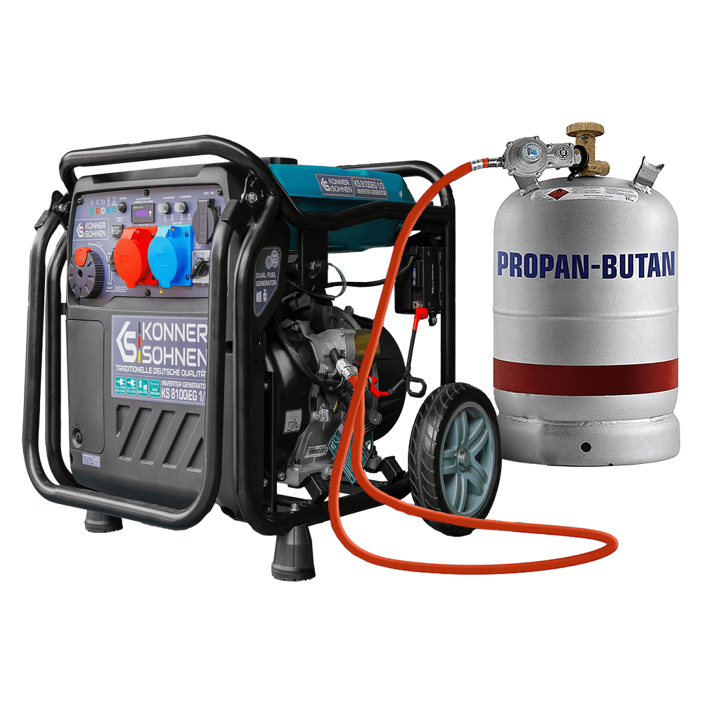 LPG/benzīna invertora ģenerators KS 8100iEG 1/3