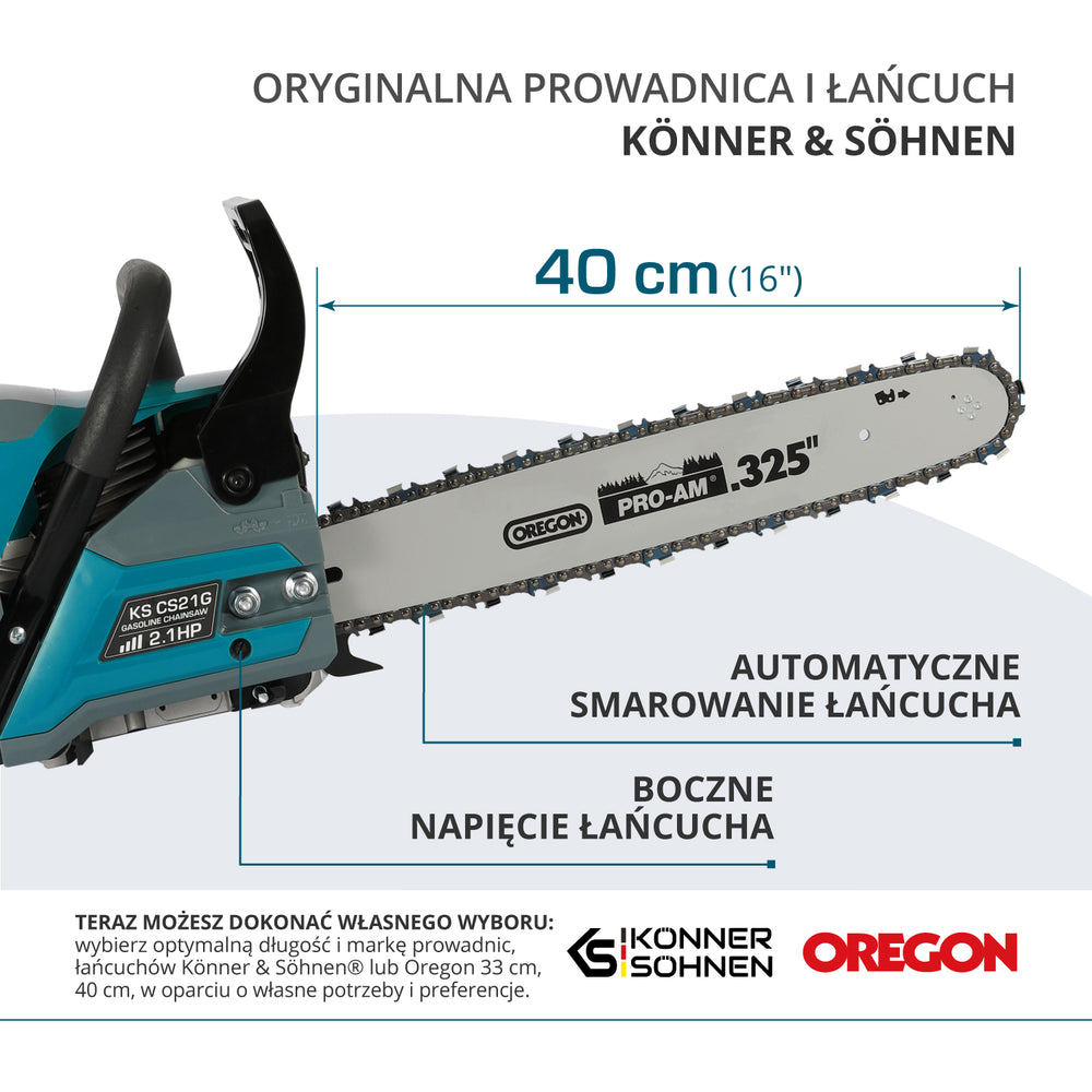 Bensiinimootorsaag KS CS21G-16-1