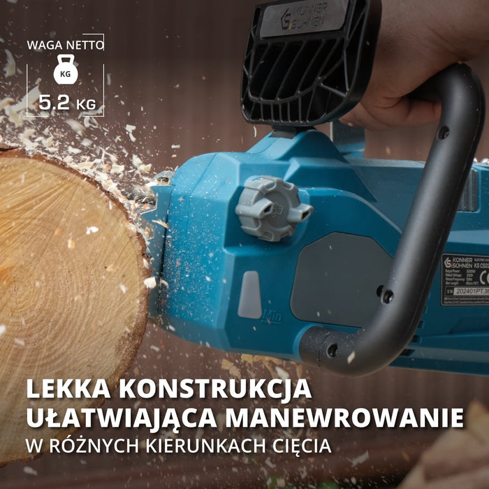 Elektrinis grandininis pjūklas KS CS2200-16