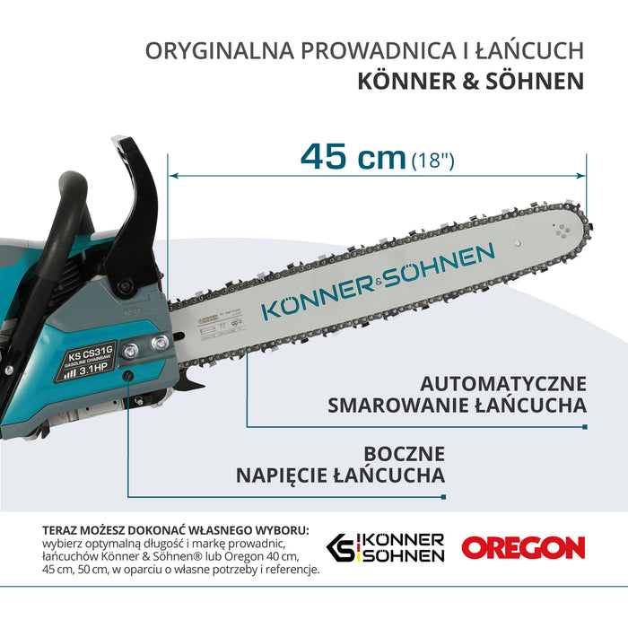 Pilarka spalinowa KS CS31G-18