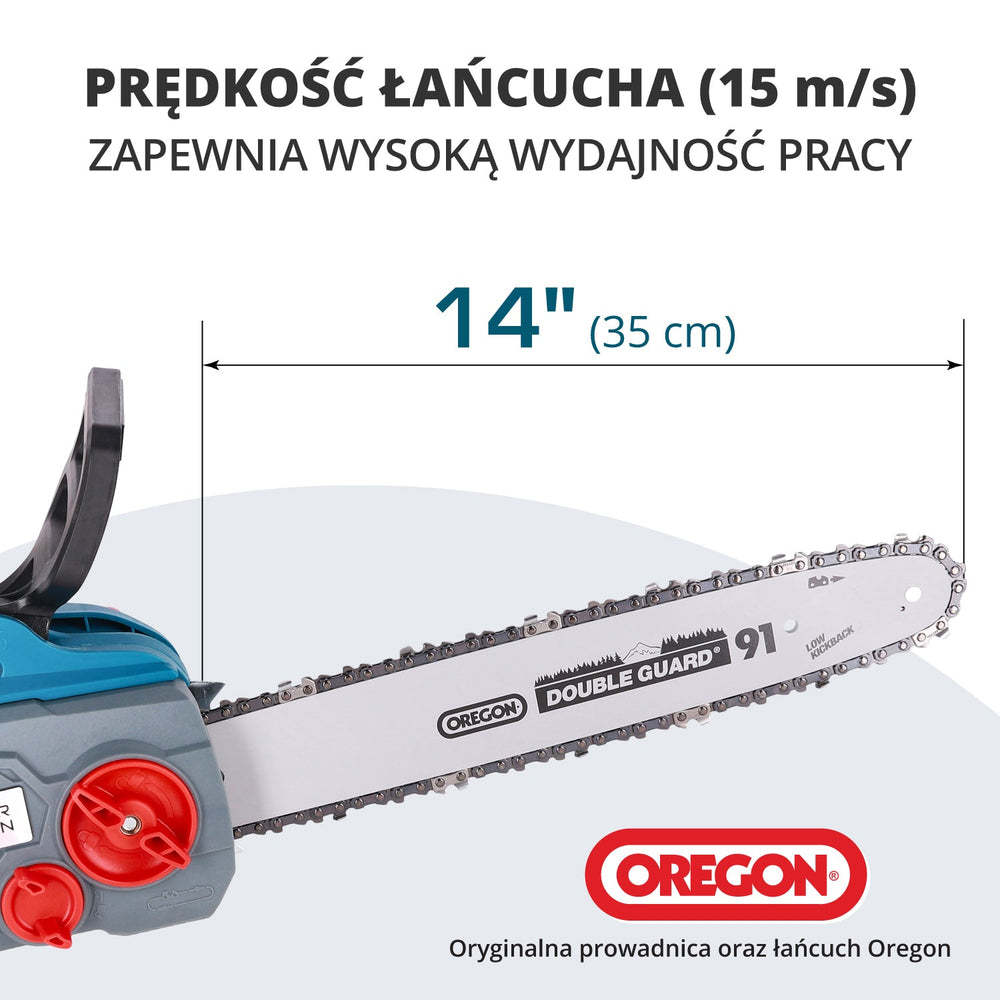 Vezeték nélküli láncfűrész KS CS40V-14