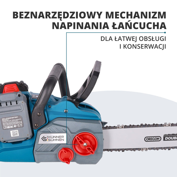 Vezeték nélküli láncfűrész KS CS40V-14
