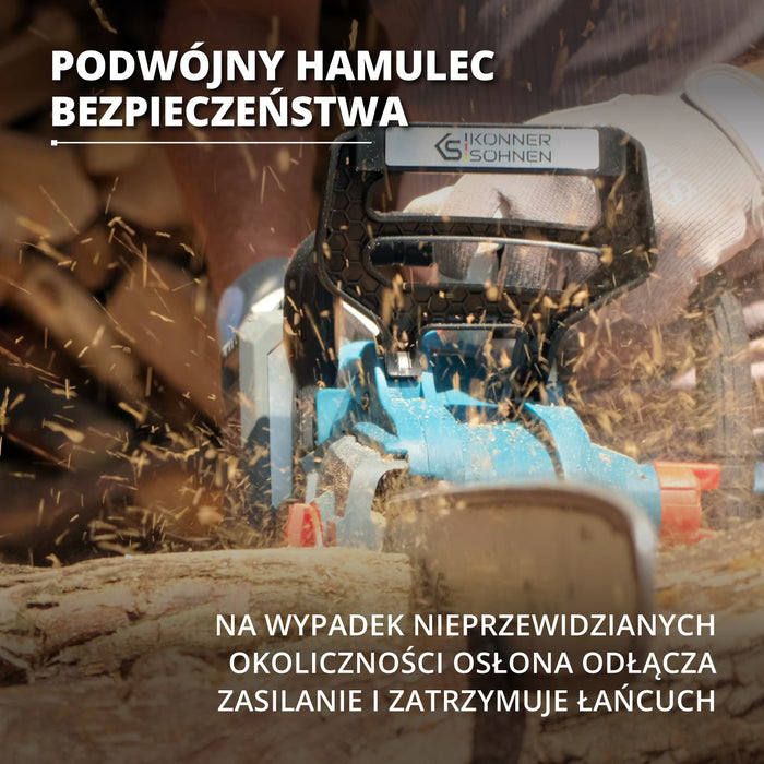 Vezeték nélküli láncfűrész KS CS40V-14