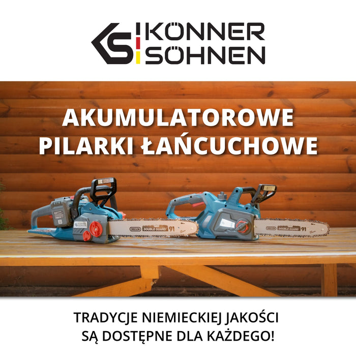 Vezeték nélküli láncfűrész KS CS40V-16