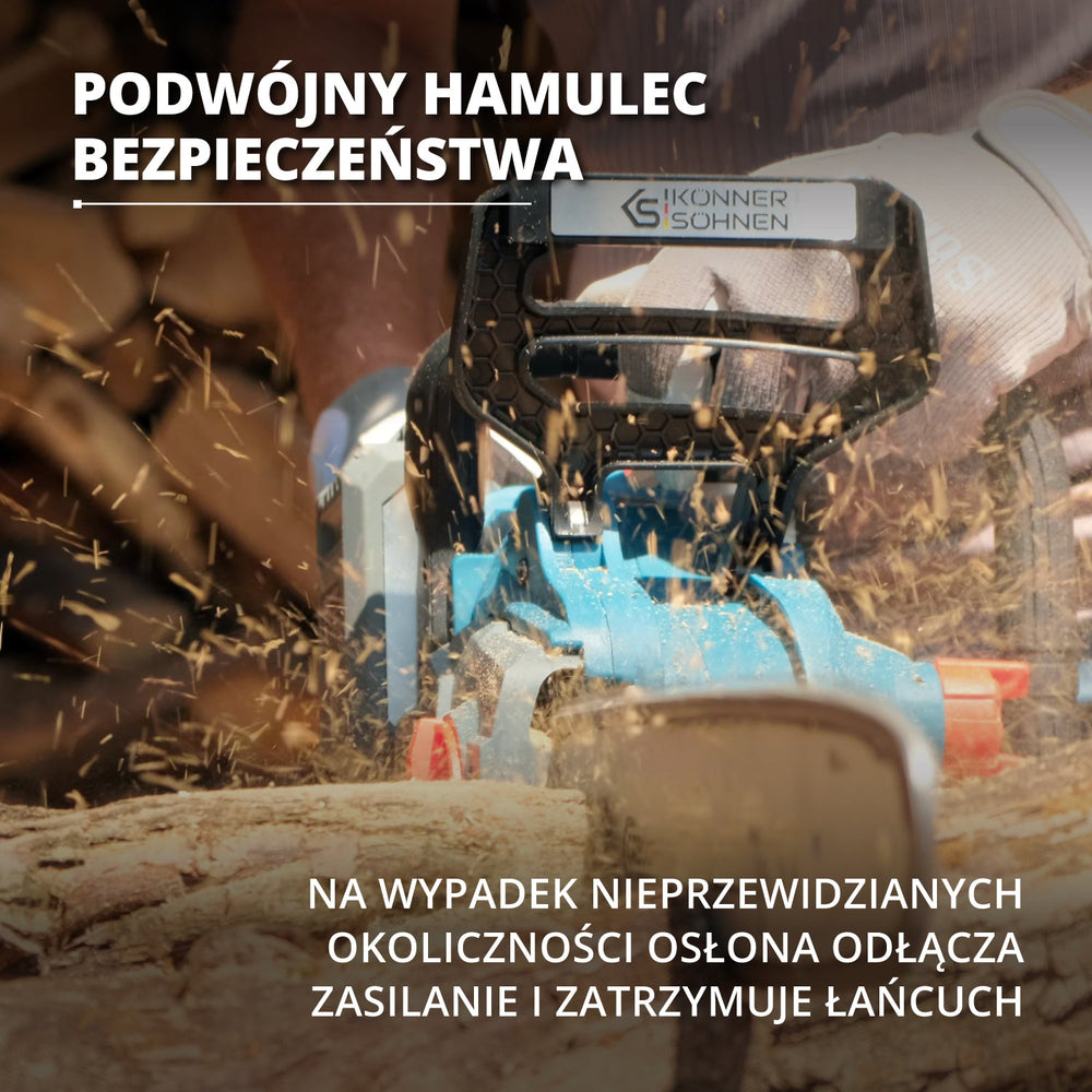 Vezeték nélküli láncfűrész KS CS40V-16