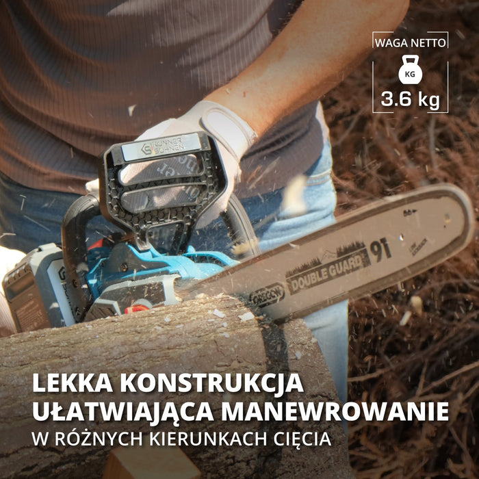 Vezeték nélküli láncfűrész KS CS40V-16