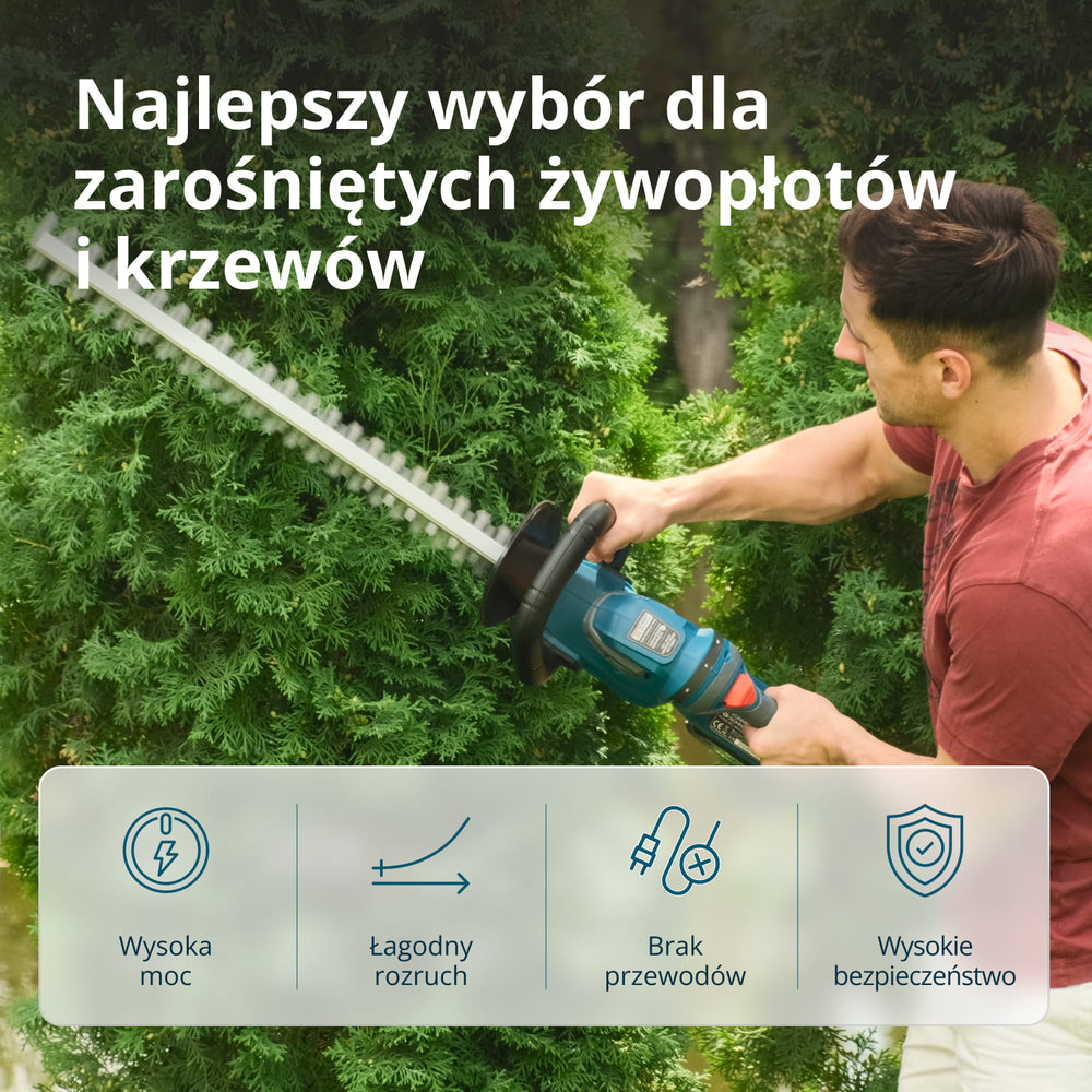 Vezeték nélküli sövénynyíró KS HT-20V