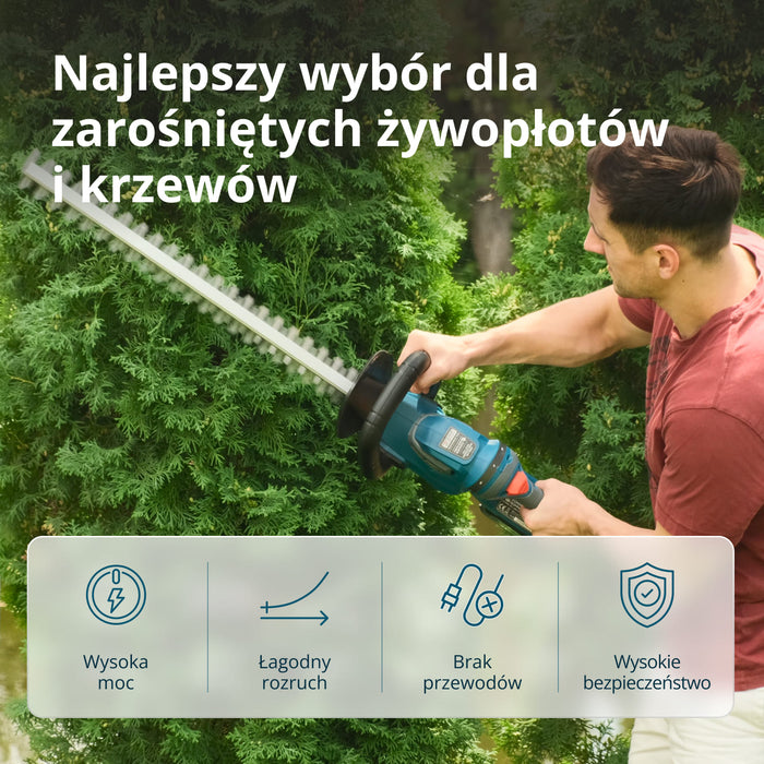 Vezeték nélküli sövénynyíró KS HT-20V