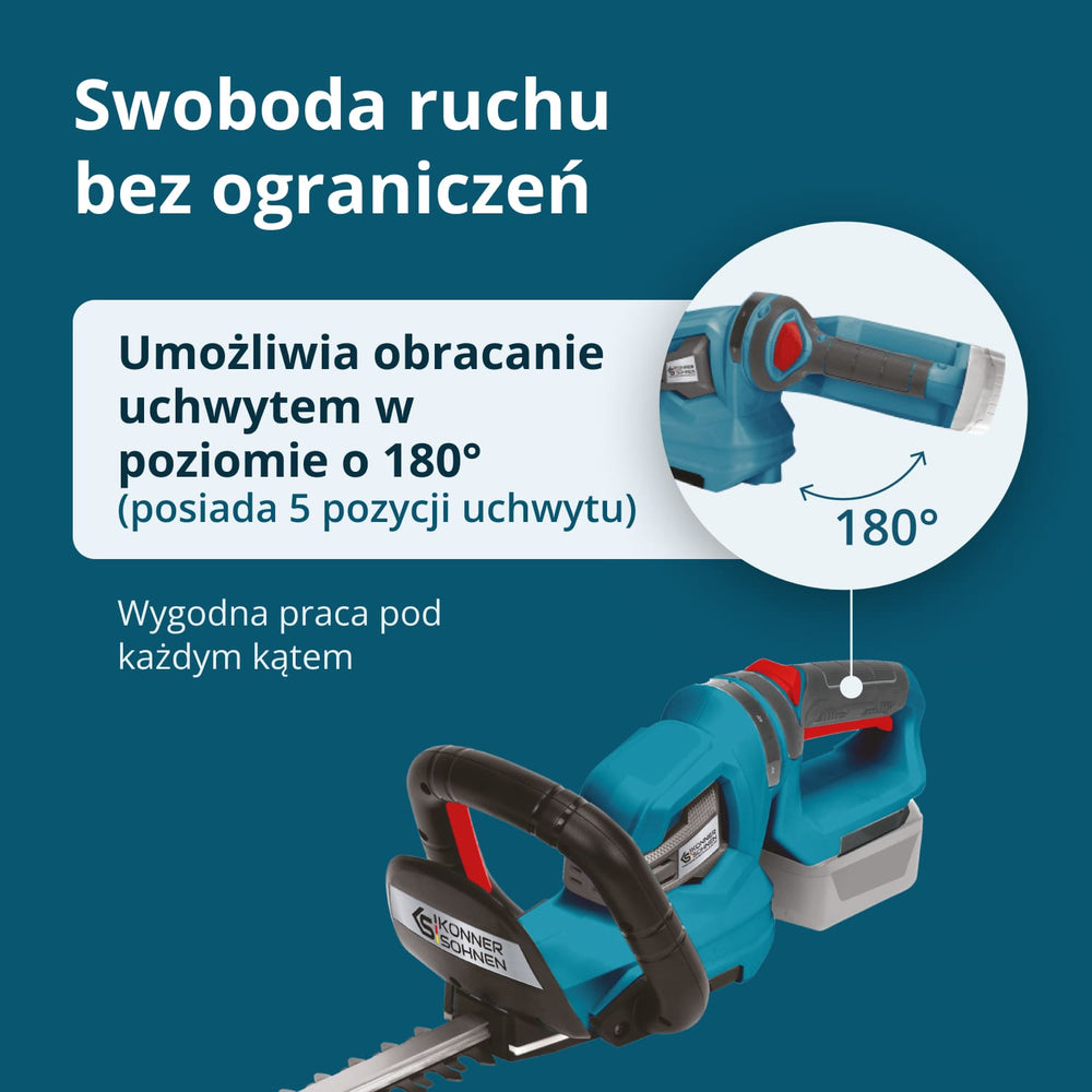 Vezeték nélküli sövénynyíró KS HT-20V