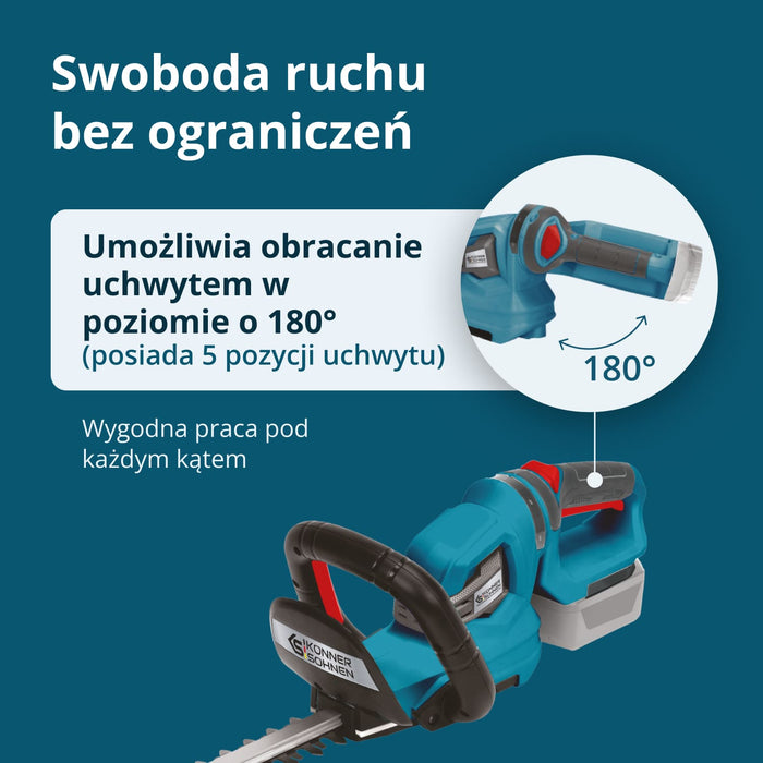 Vezeték nélküli sövénynyíró KS HT-20V