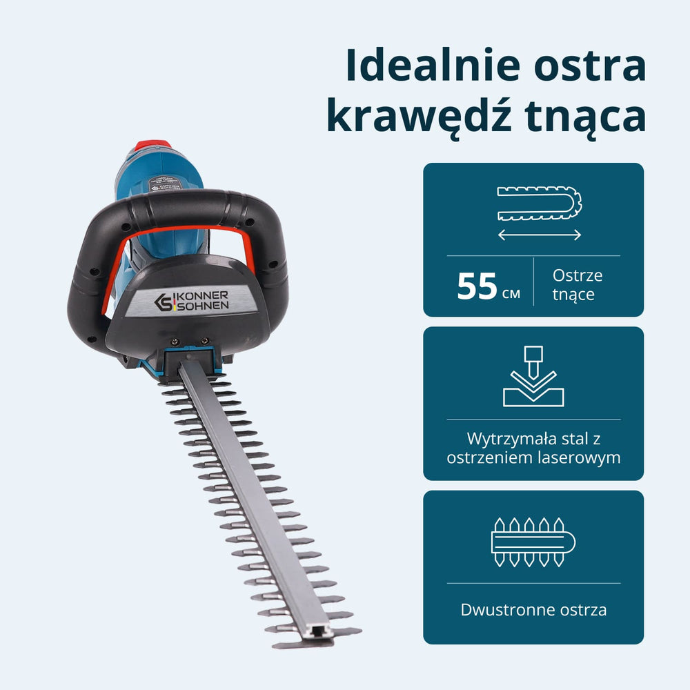 Vezeték nélküli sövénynyíró KS HT-20V