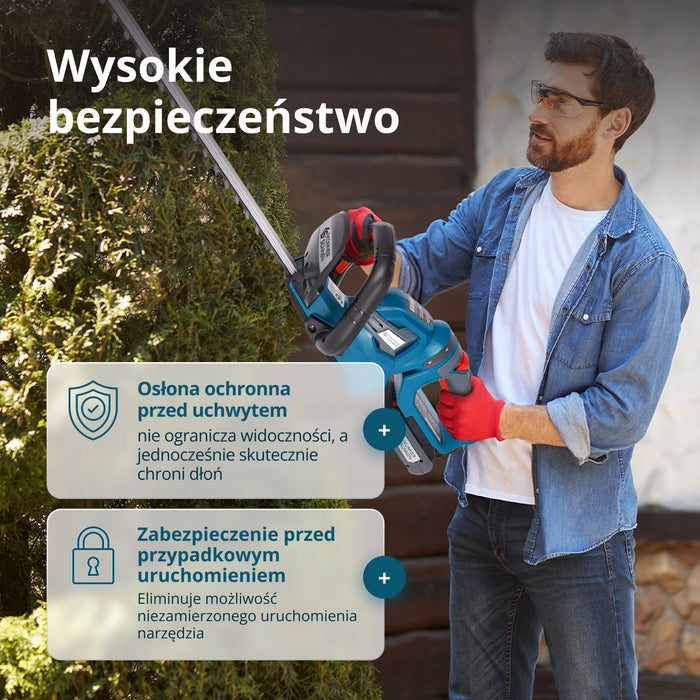 Vezeték nélküli sövénynyíró KS HT-20V