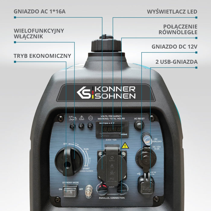 Inverterinis generatorius KS 2100i S