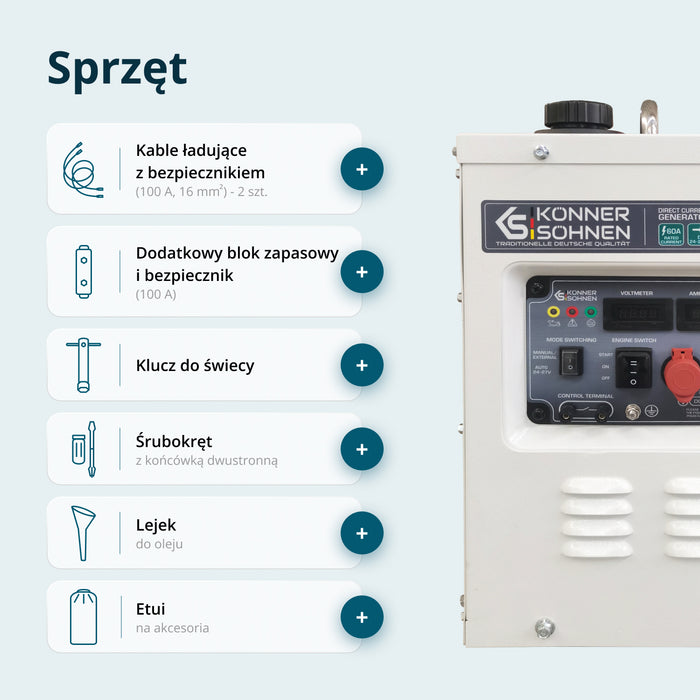 KS 24VM-DC alalisvoolugeneraator