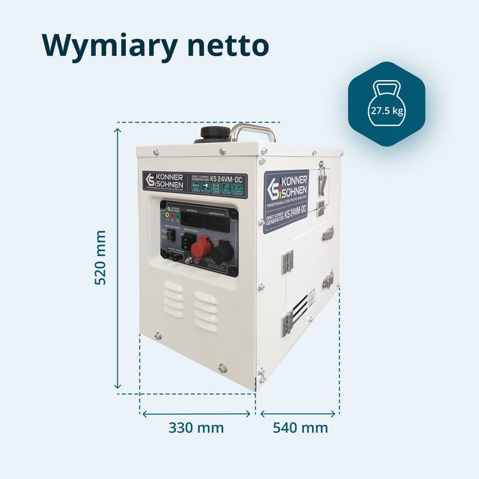 KS 24VM-DC alalisvoolugeneraator