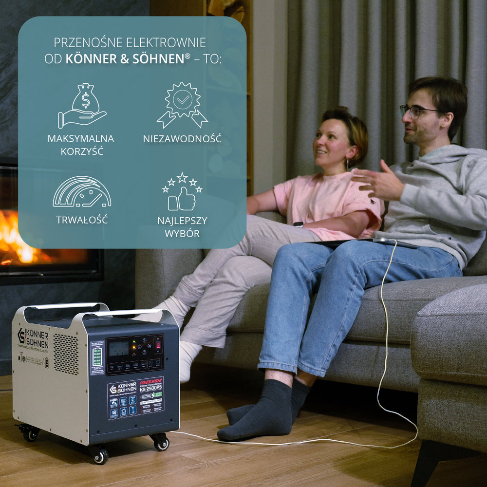 Jaudīga elektroenerģijas stacija KS 2500PS