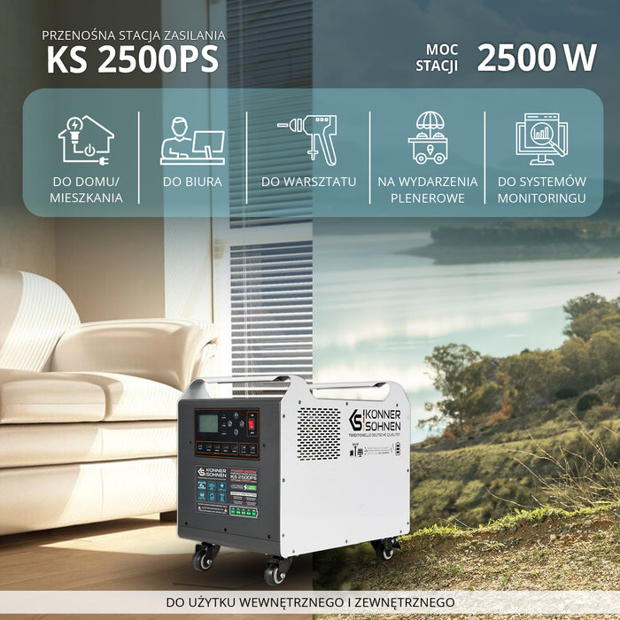Jaudīga elektroenerģijas stacija KS 2500PS