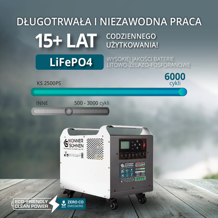 Jaudīga elektroenerģijas stacija KS 2500PS