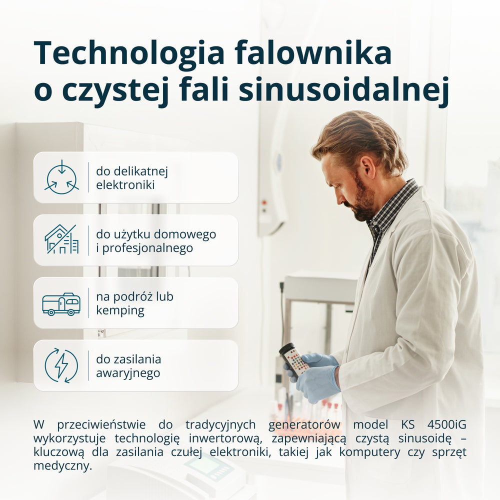 Divu degvielu invertora ģenerators KS 4500iG