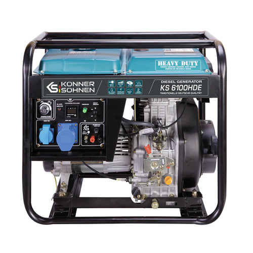 Diiselgeneraator "Könner & Söhnen" KS 6100HDE (EURO V)