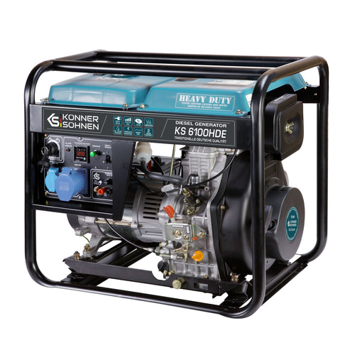 Diiselgeneraator "Könner & Söhnen" KS 6100HDE (EURO V)