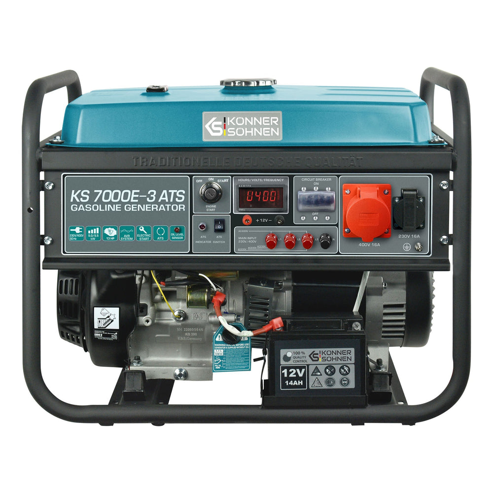 Generator benzynowy „Könner & Söhnen” KS 7000E-3 ATS