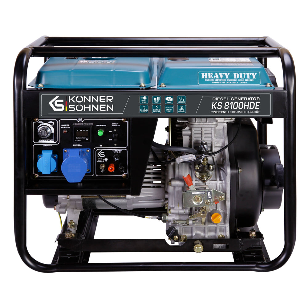Generator diesla „Könner & Söhnen” KS 8100HDE (EURO V)