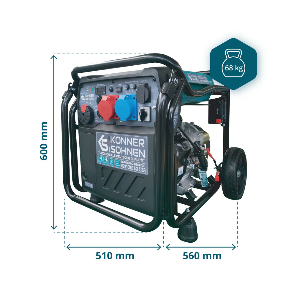 Inverter Generátor KS 8100iE 1/3 ATSR