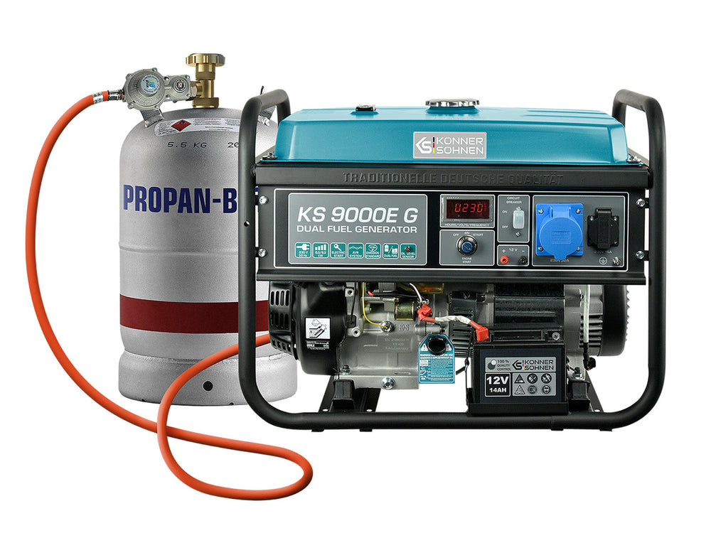 LPG/Benzīna ģenerators "Könner & Söhnen" KS 9000E G