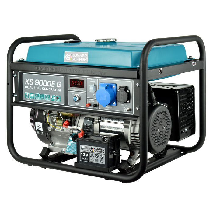 LPG/Benzīna ģenerators "Könner & Söhnen" KS 9000E G