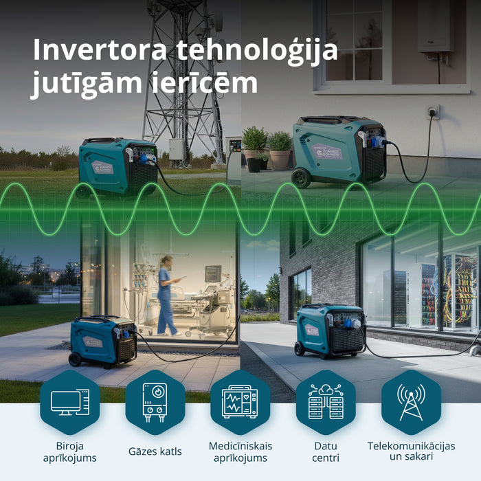 Invertora ģenerators KS 9500iE S ATSR