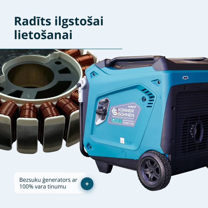 Invertora ģenerators KS 9500iE S ATSR