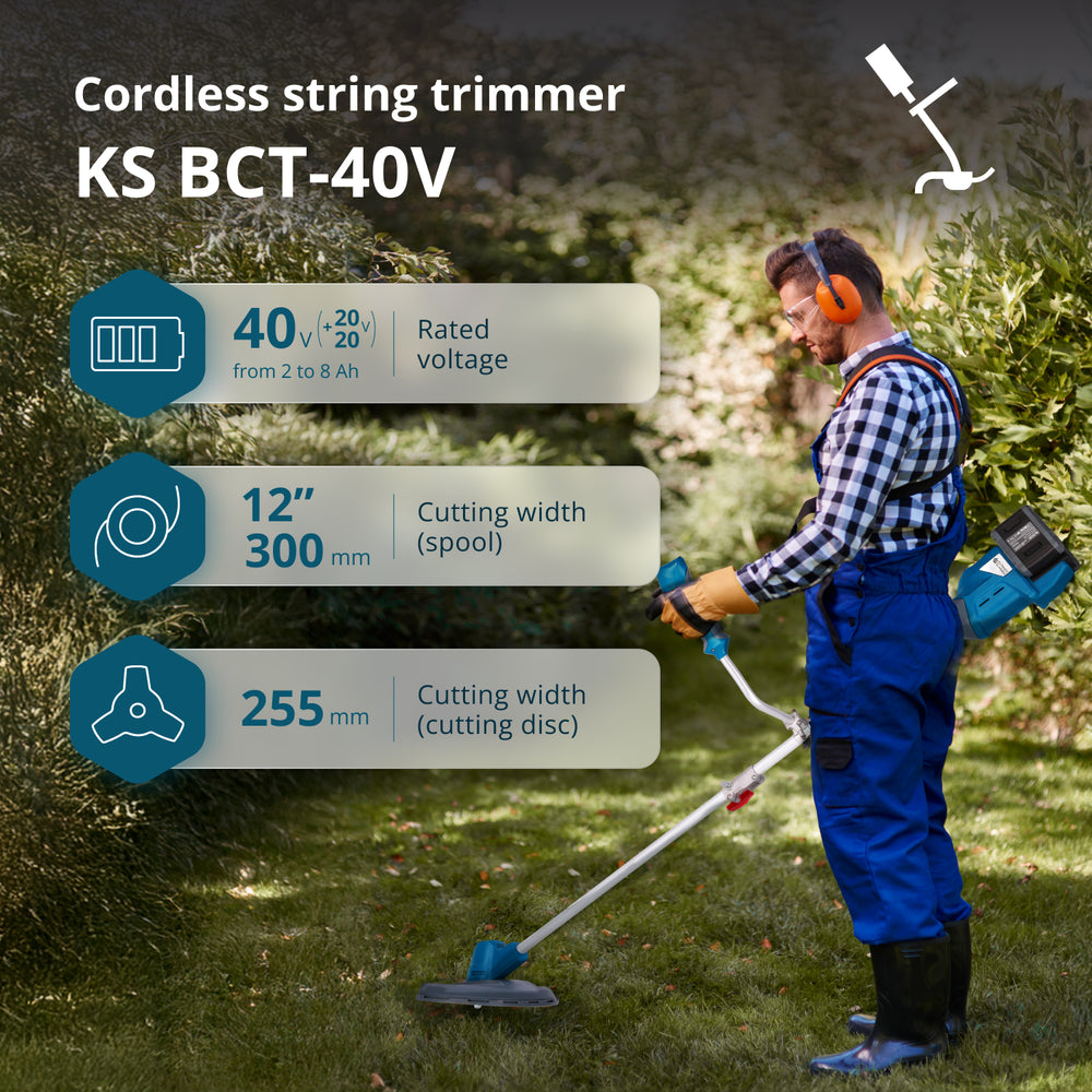 Promotional Lawn Care Set KS 43LM-BCT40V-SET