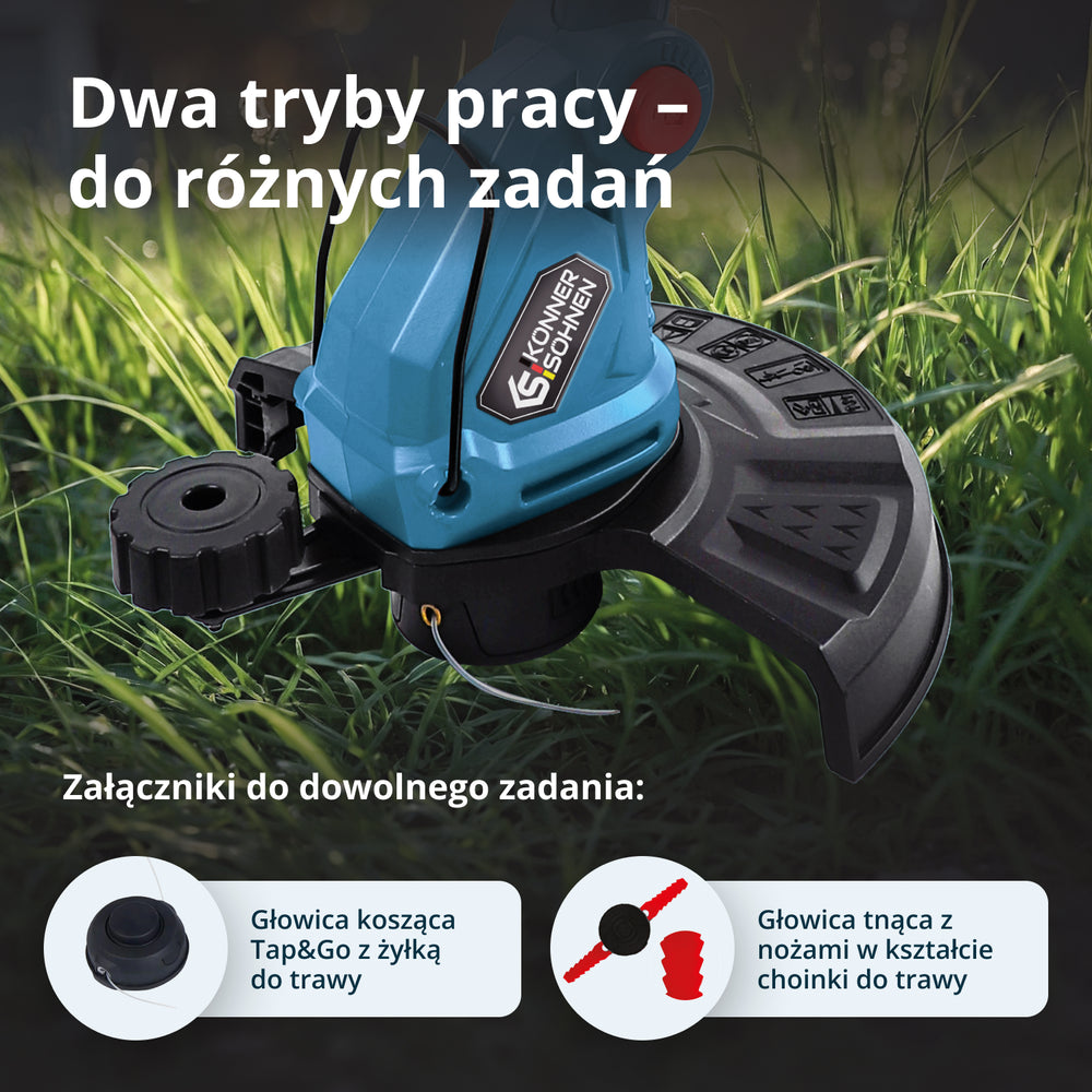 Bezvadu trimmeris KS GT-20V