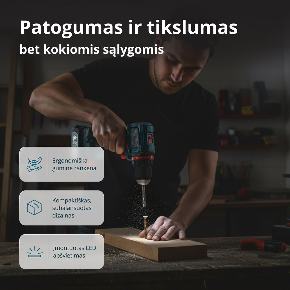 Belaidis pagrindinis rinkinys KS ID20V-60 RINKINYS 74
