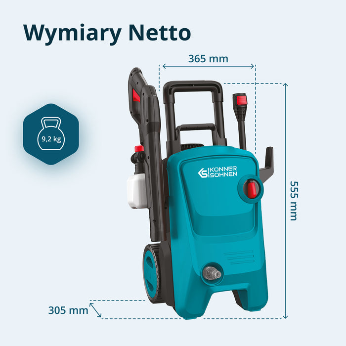Aukšto slėgio plovimo įrenginys KS PW145V