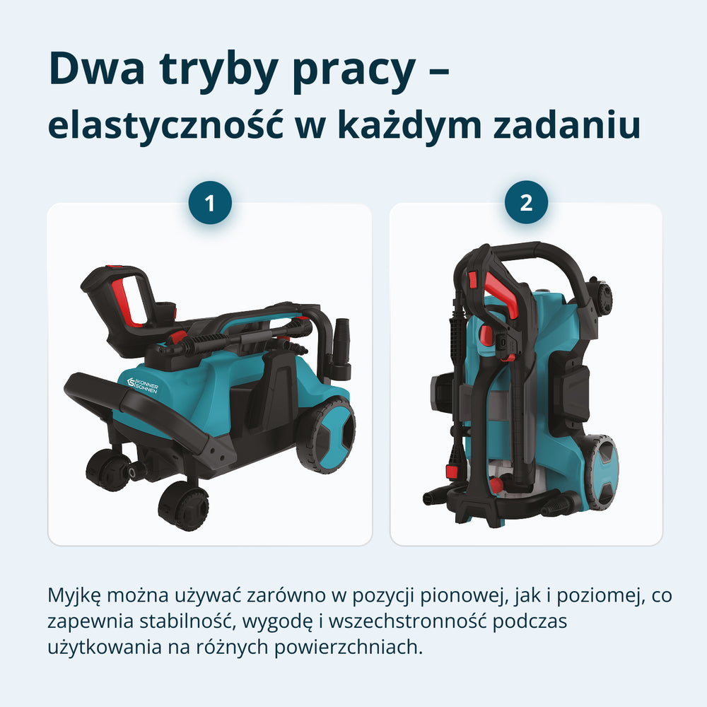 Augstspiediena mazgātājs KS PW160HV