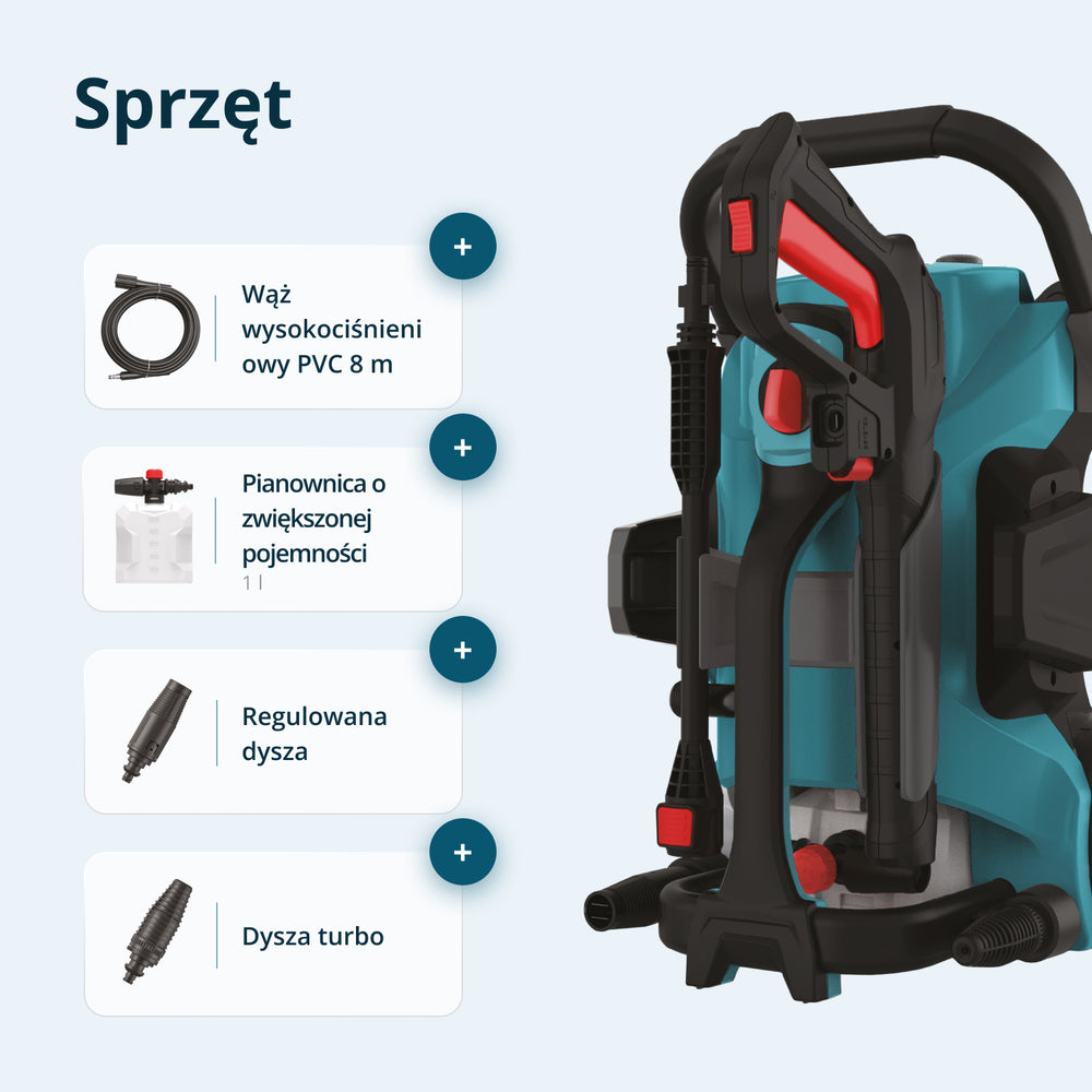 Augstspiediena mazgātājs KS PW160HV