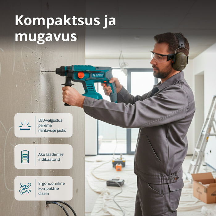 Juhtmevaba Master Komplekt 3-ühes Komplekt KS RHAGD 20V SET 3